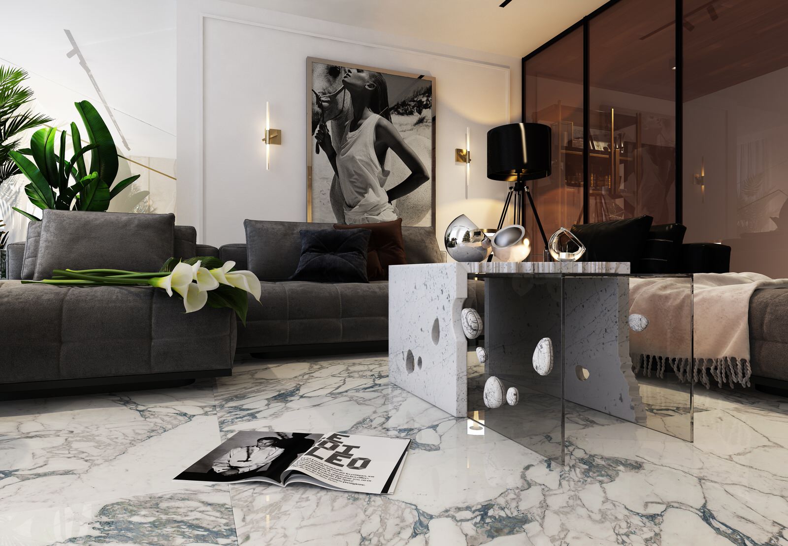 Vacation home. Living room