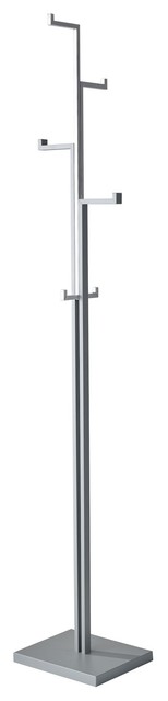 Leon Coat Rack, Silver