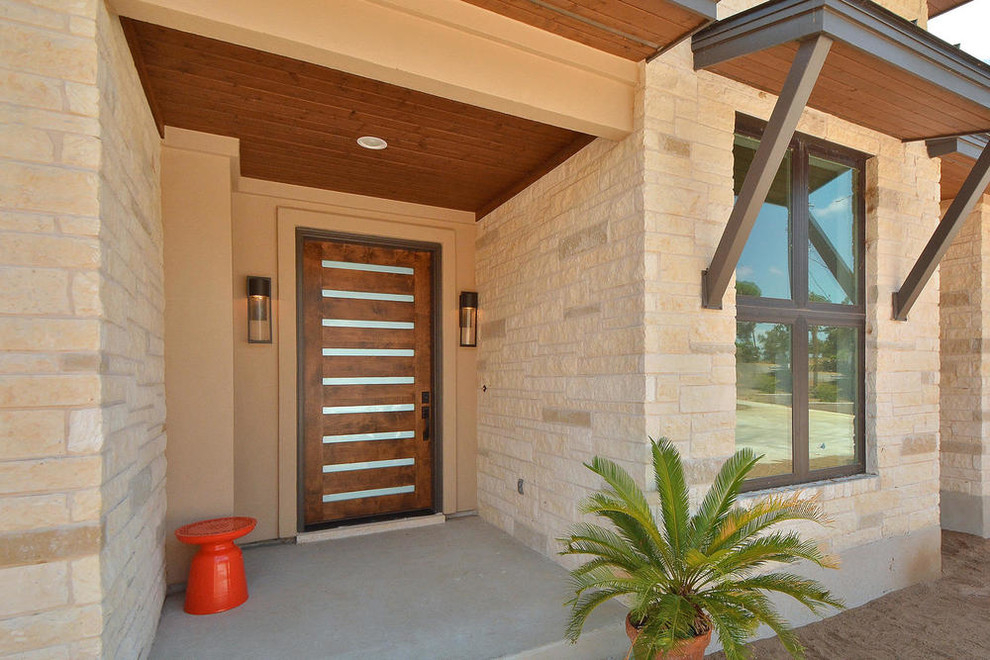 Home design - transitional home design idea in Miami