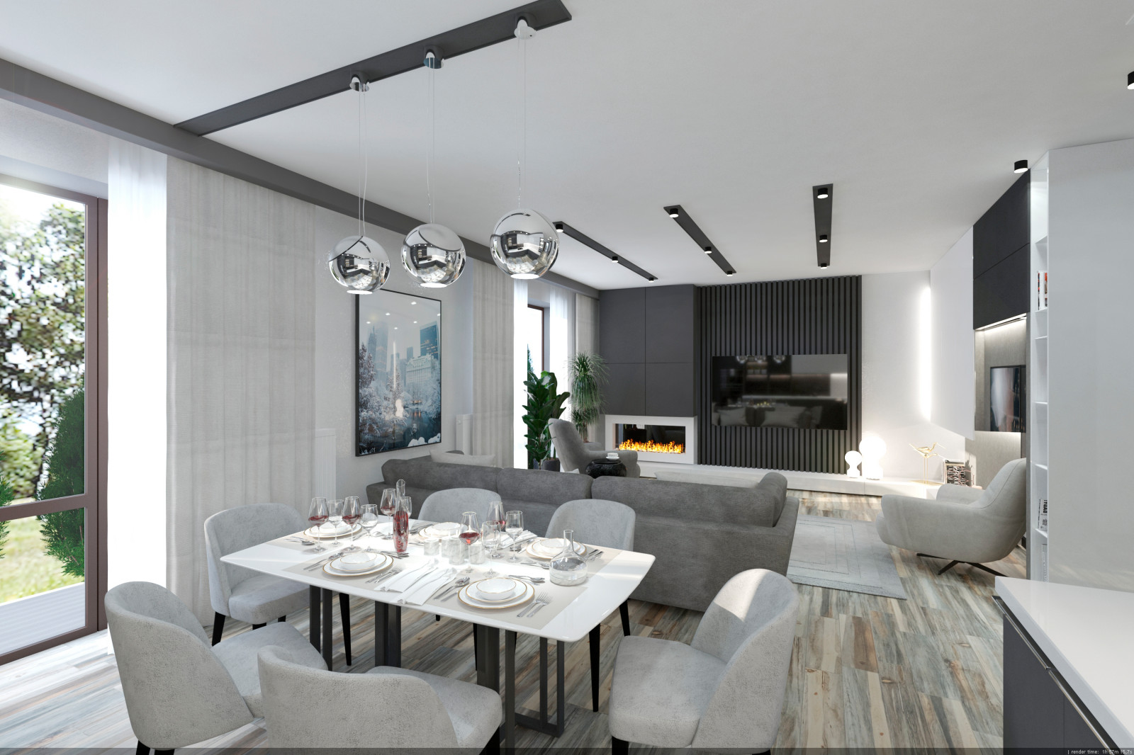 Такой интерьер дома в КП Дон