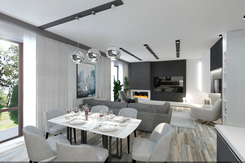 Такой интерьер дома в КП Дон