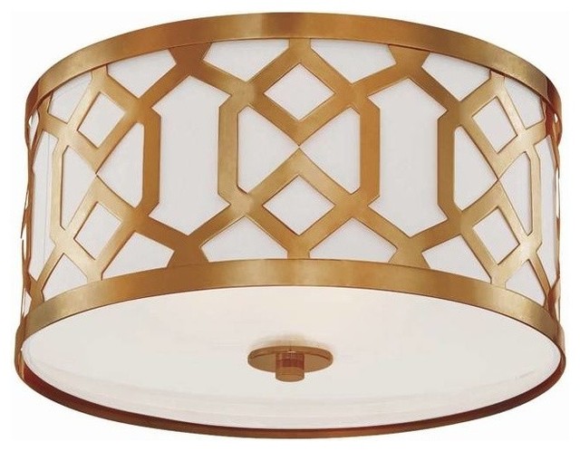 Crystorama Jennings Drum Shade Flush Mount Ceiling Light Aged Brass Crystorama Jennings Drum Shade Flush Mount Ceiling Light Aged Brass