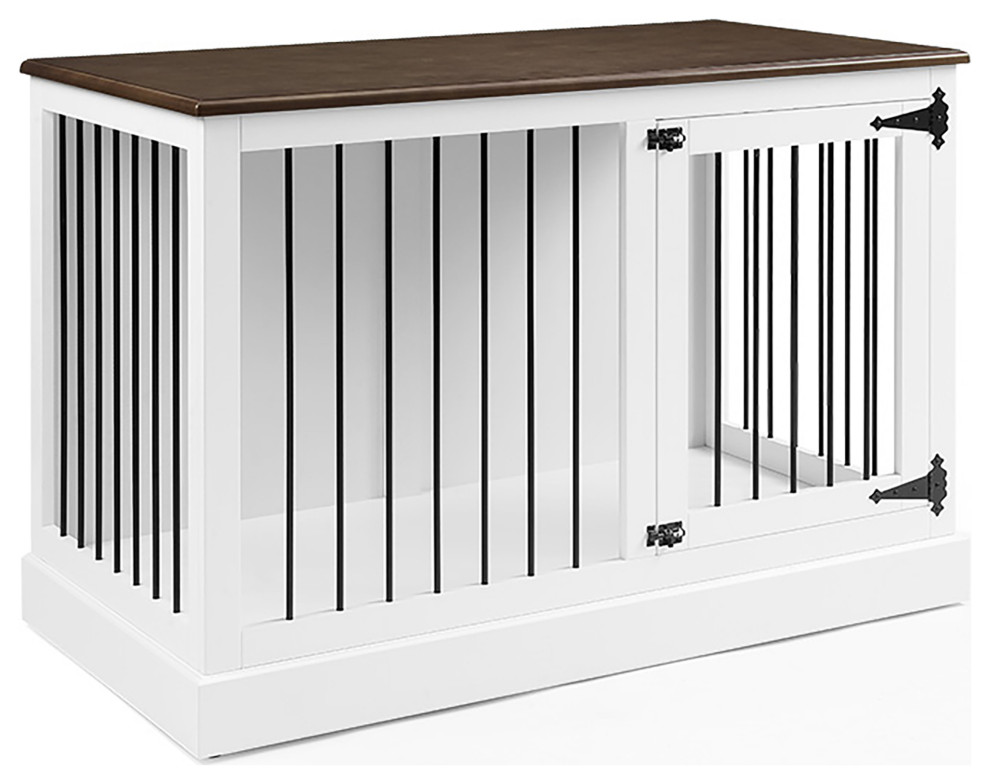 Winslow Small Credenza Dog Crate Transitional Dog Kennels And