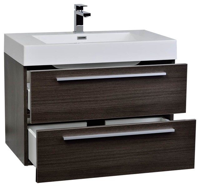 Bathroom Cabinets Modern conceptbaths 31.5" wall-mount modern bathroom vanity grey oak tn Bathroom Cabinets Modern conceptbaths 31.5" wall-mount modern bathroom vanity grey oak tn