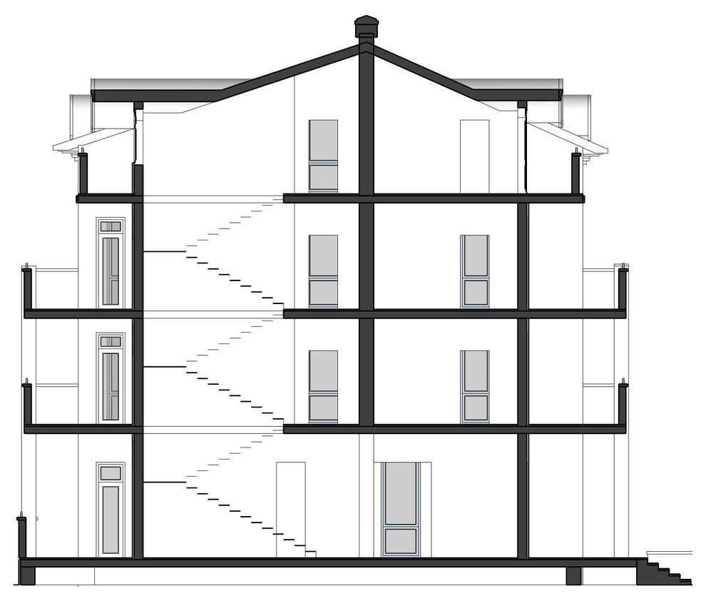 Многоквартирный дом клубного типа 001