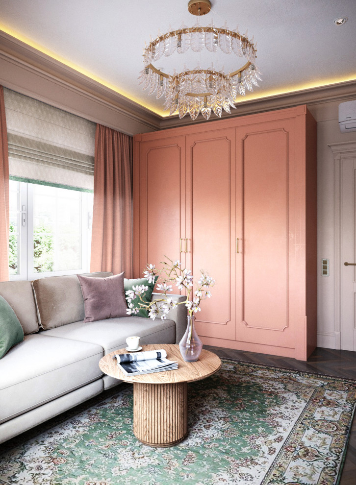 Кораллово-оливковый микс