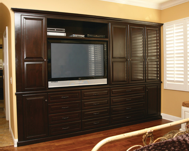Entertainment Centers Built In Niches Transitional