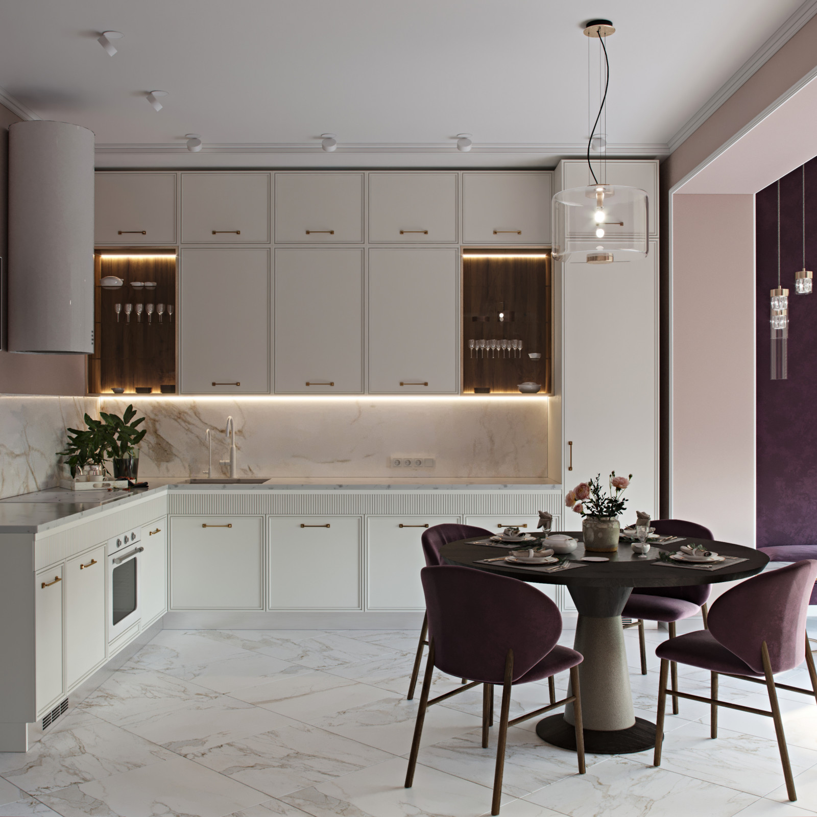 Проект трехкомнатной квартиры для дамы с собачкой.