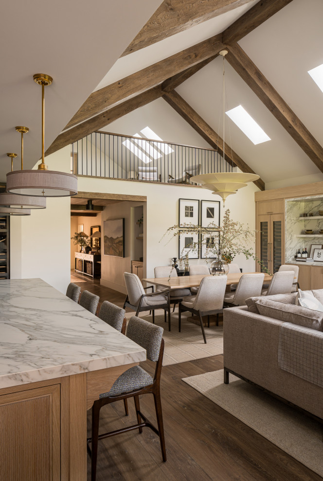 Inspiration for a transitional home design remodel in San Francisco