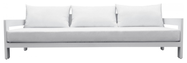 Renava Wake Modern White Outdoor Sofa - Contemporary - Outdoor Sofas ...