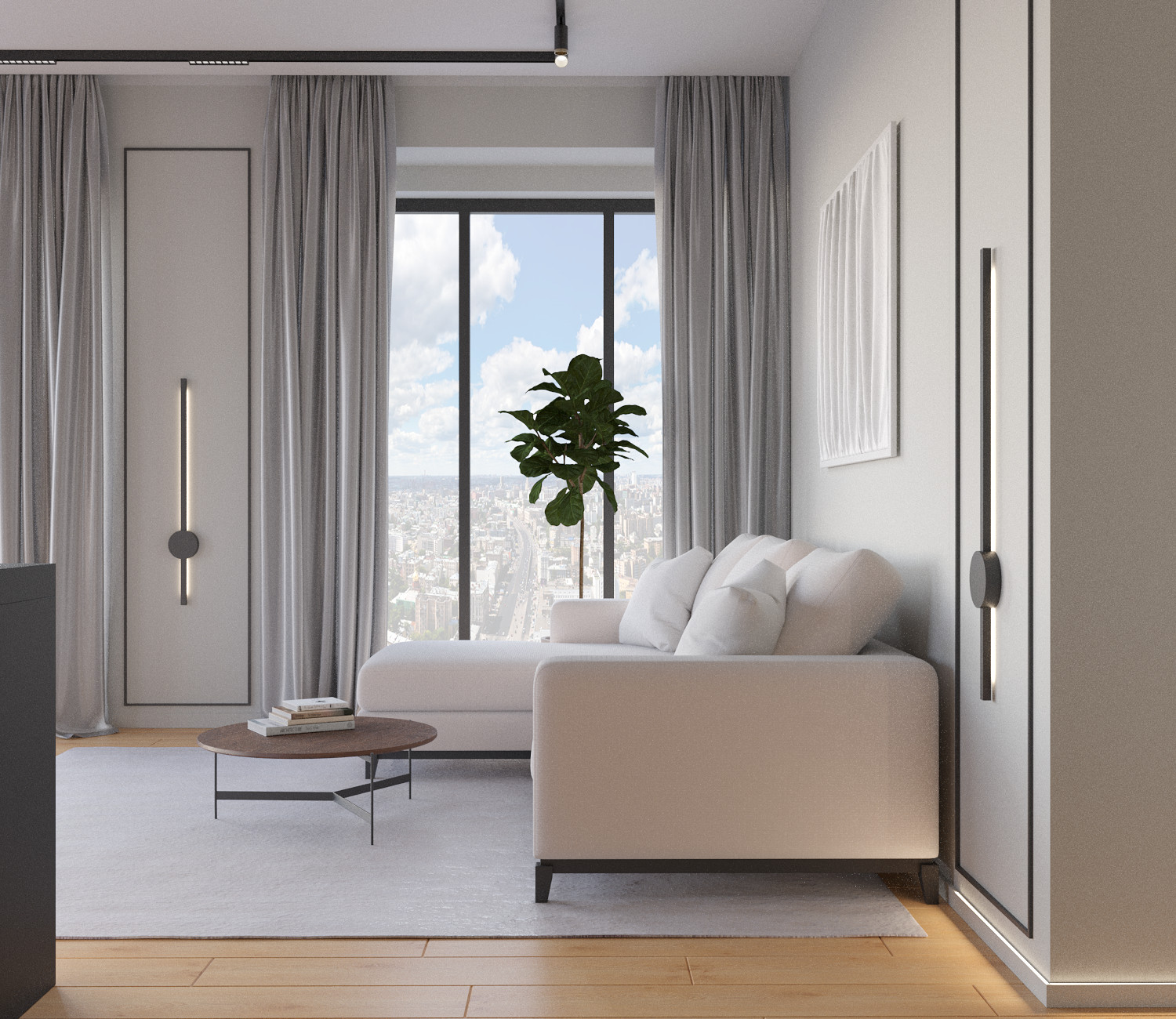 Четырехкомнатная квартира для семьи