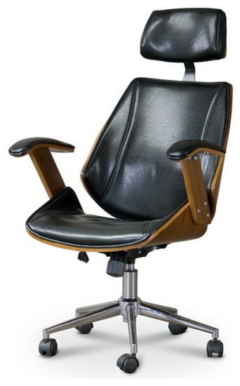 Baxton Studio Hamilton Office Chair - Midcentury - Office Chairs - by Baxton Studio