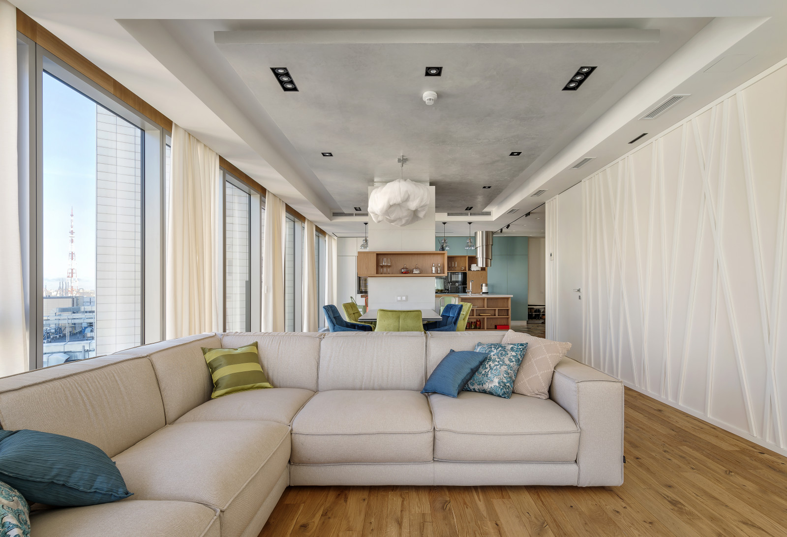 Вид из гостиной "Седьмое небо"