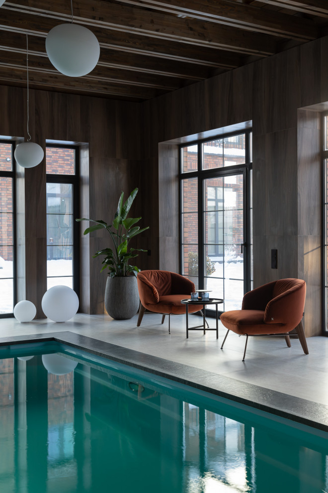 Реализованный проект банного комплекса на территории частного дома