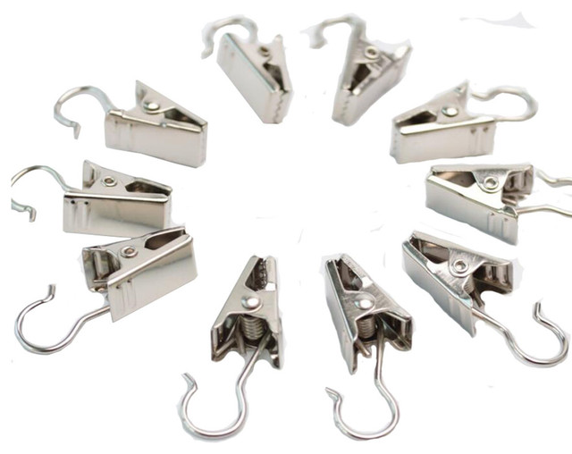 Bathroom Accessories Shower Curtains Hooks Curtain Rings Clips 20