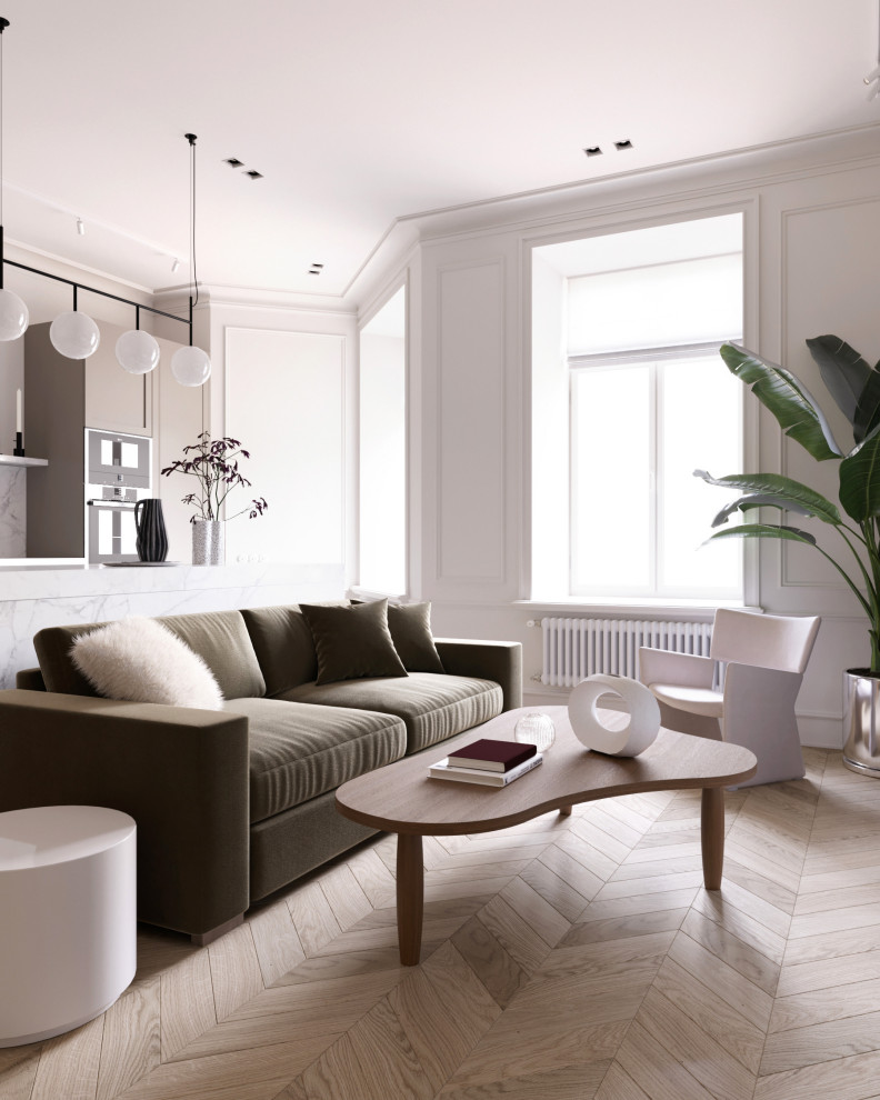 Двухуровневая квартира в старом доходном доме Петроградского района