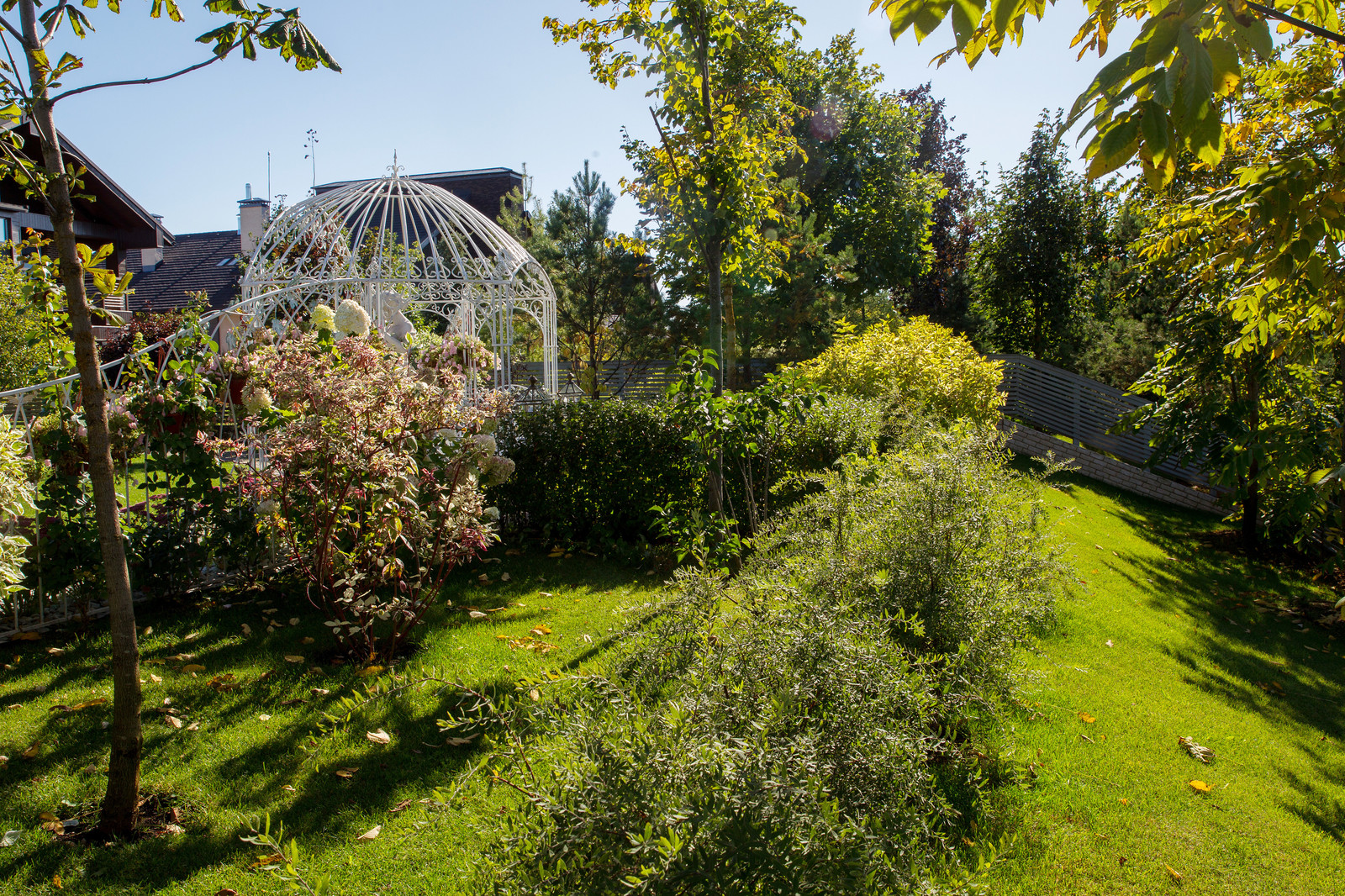 Сад на Пятницком шоссе.  Дизайнер Лариса Юрова