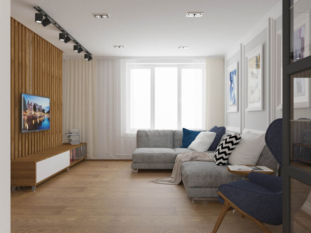 Скандинавский интерьер для молодой семьи