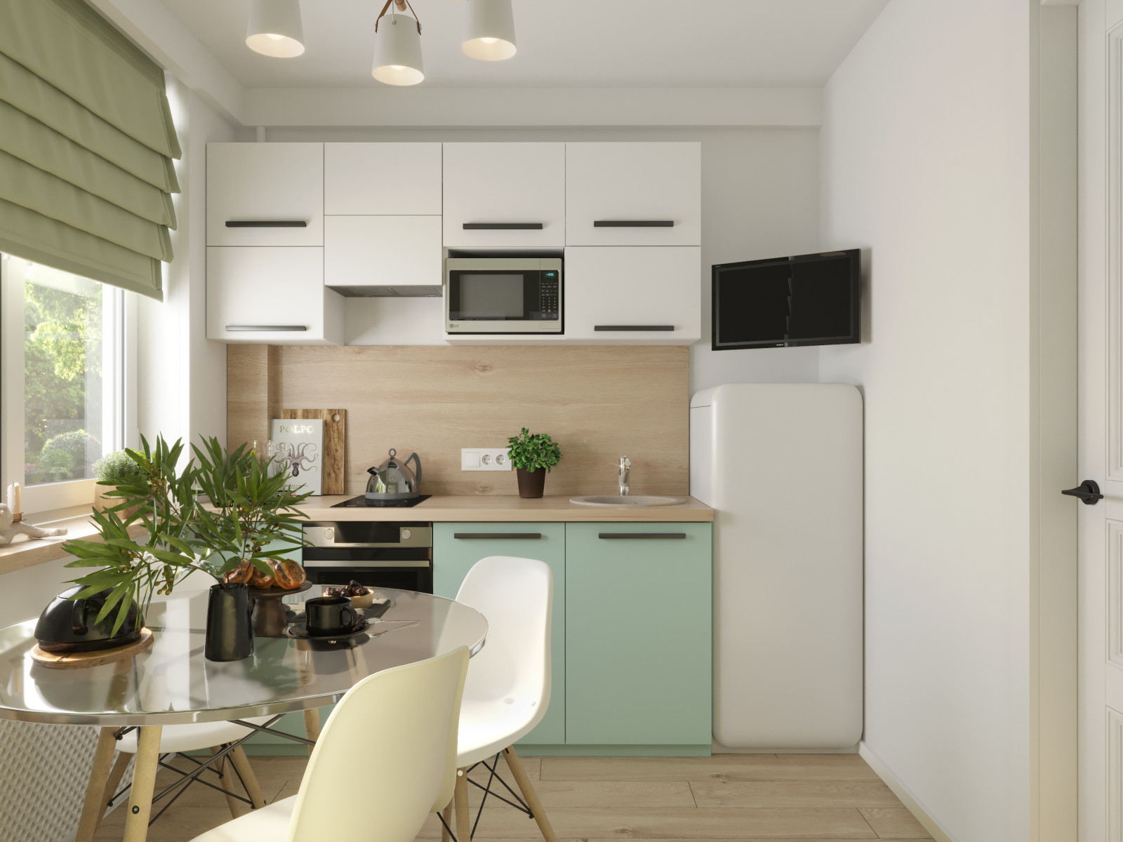 Визуализация бюджетной квартиры (45 м кв) на продажу в г. Санкт-Петербург