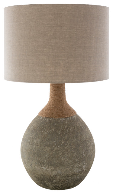 Glacia Rustic Textured Glass Table Lamp, Rustic Glass Table Lamps