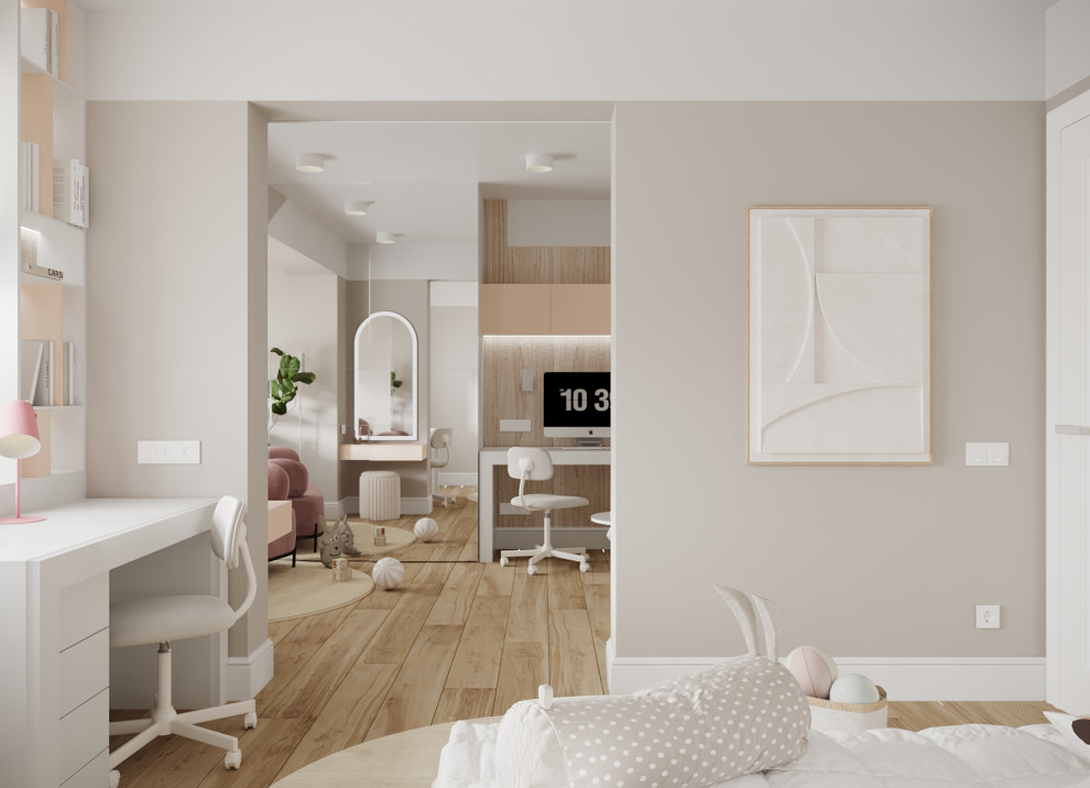 Детская комната для двух девочек на Камчатке {22кв.м.}