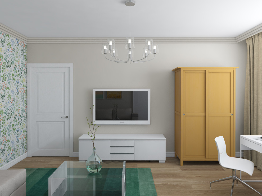 Дизайн-проект гостиной для молодой семьи