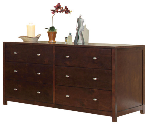 Pacifica 6 Drawer Dresser Transitional Dressers By Epoch Felix 6 Drawer Dresser Without Mirror