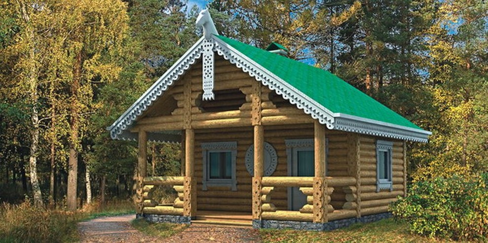 беседки, бани