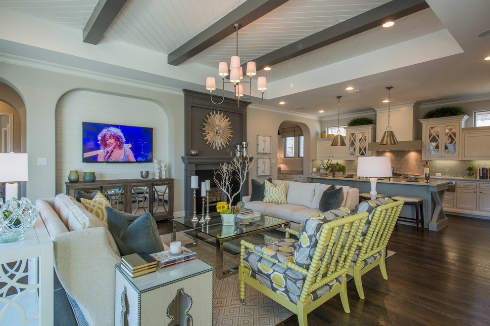 Transitional Living Room
