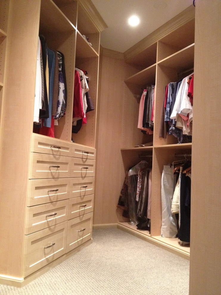 Great Use of Space Odd Shaped Closet Traditional Closet Miami