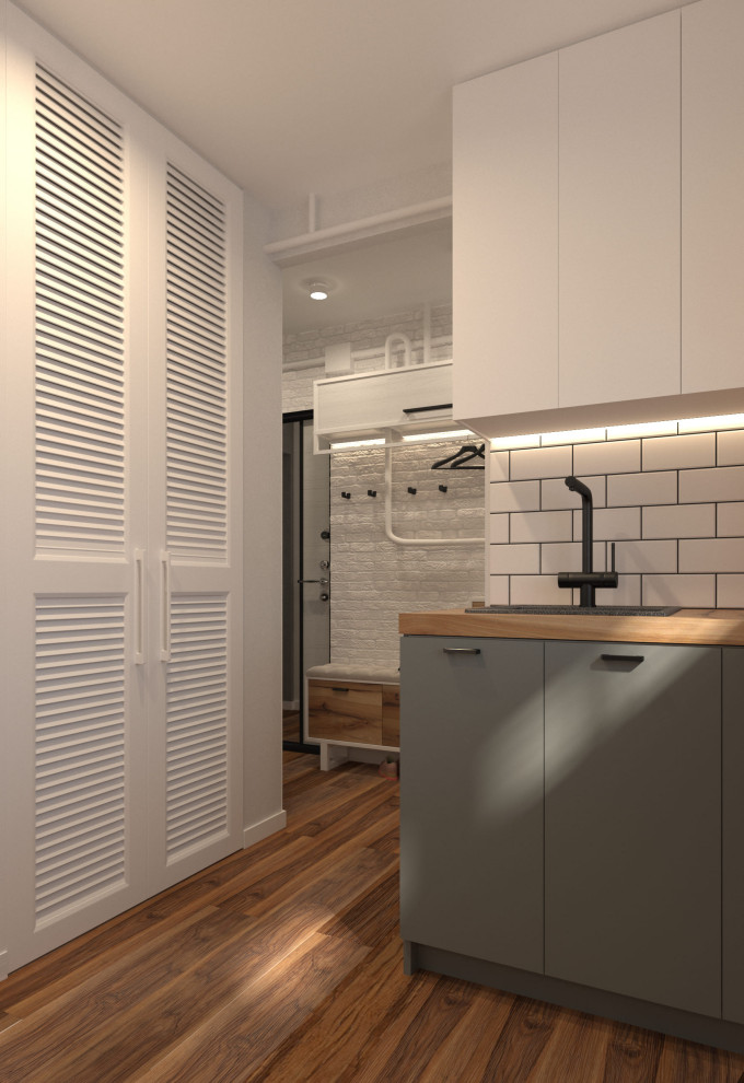 Маленькая однушка в старом фонде  "ДО и ПОСЛЕ"