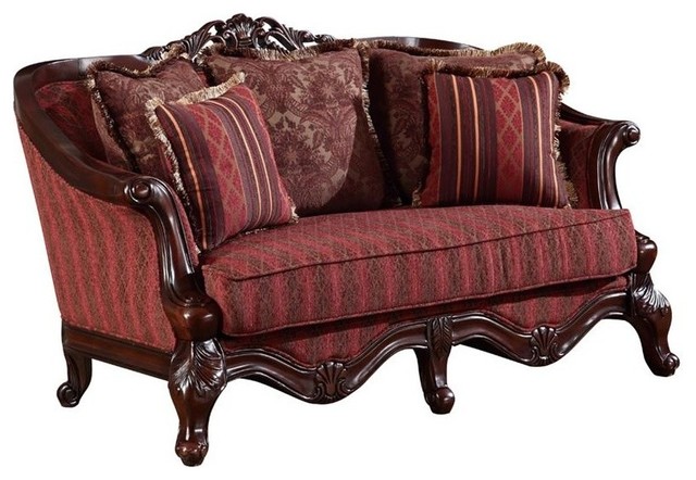 Global Furniture Loveseat, Rich Red - Victorian - Loveseats - by Beyond ...