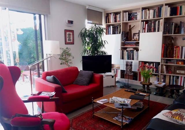 R&eacute;novation d'un espace de vie eklektisk-dagligstue
