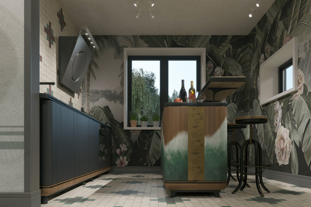 Загородный дом в Царевщине, интерьер в стиле лофт