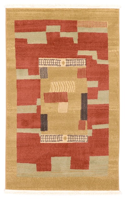Fars Collection Area Rug Unique Loom Jefferson Fars Rug, 3'3