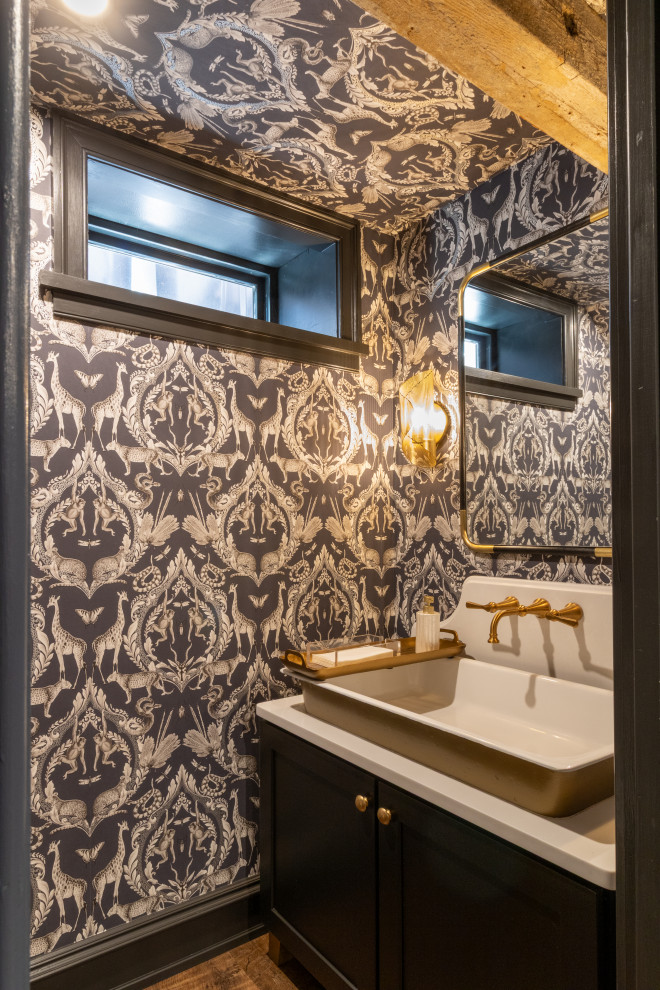 Moody Basement Blues: Remodel Transforms 1887 Cellar to Stunning Living ...