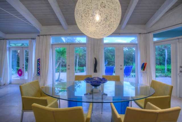 Midcentury dining room in Tampa.