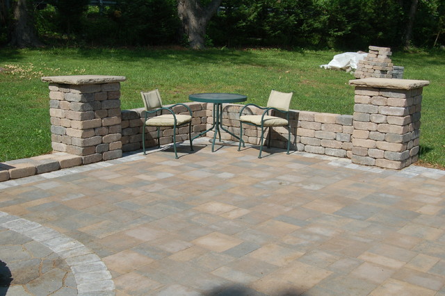 Belgard Bench And Fire Pit Patio Baltimore By Allmaster