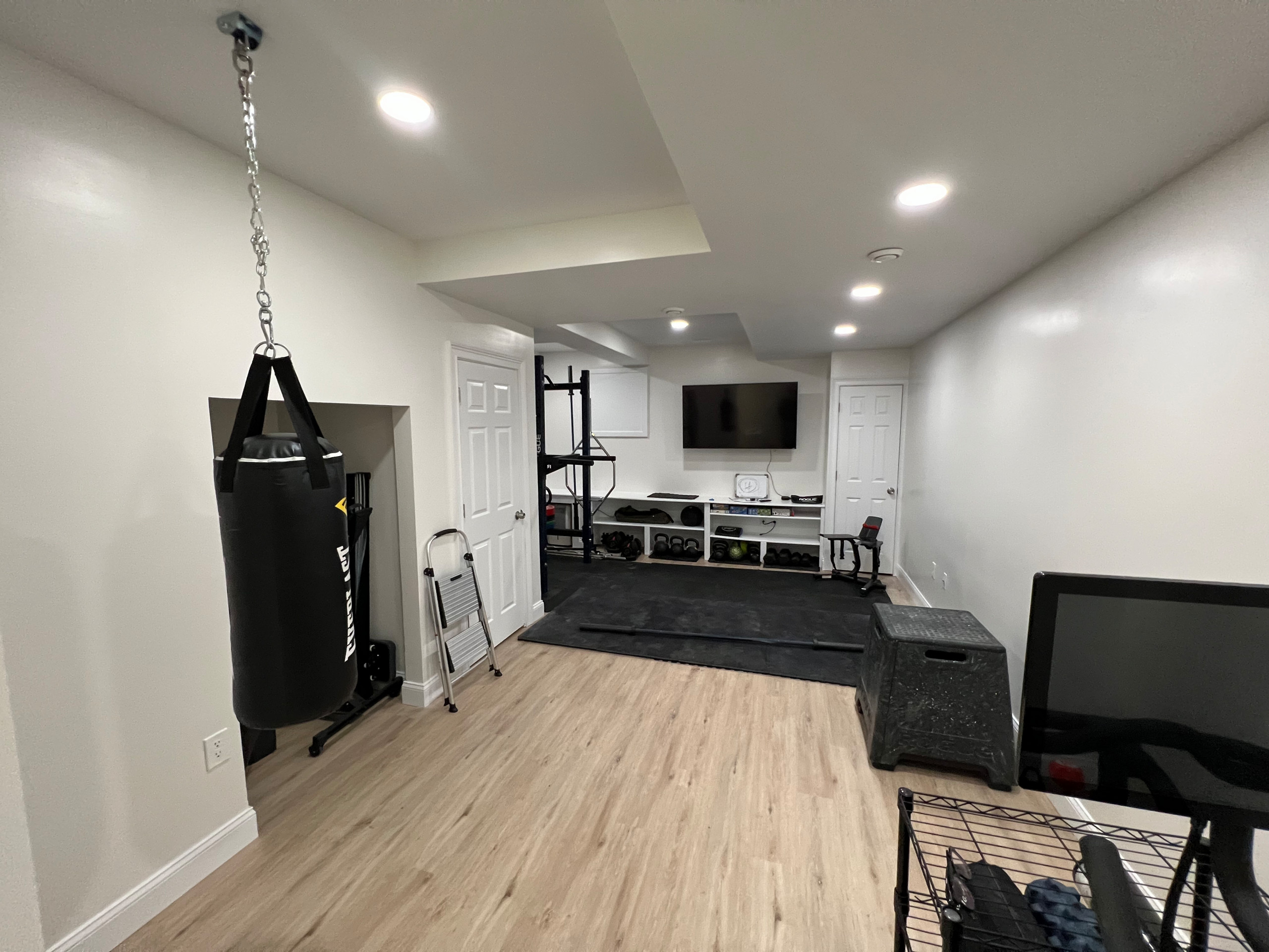 Fitness Room and Basement Remodel - Chatham, NJ