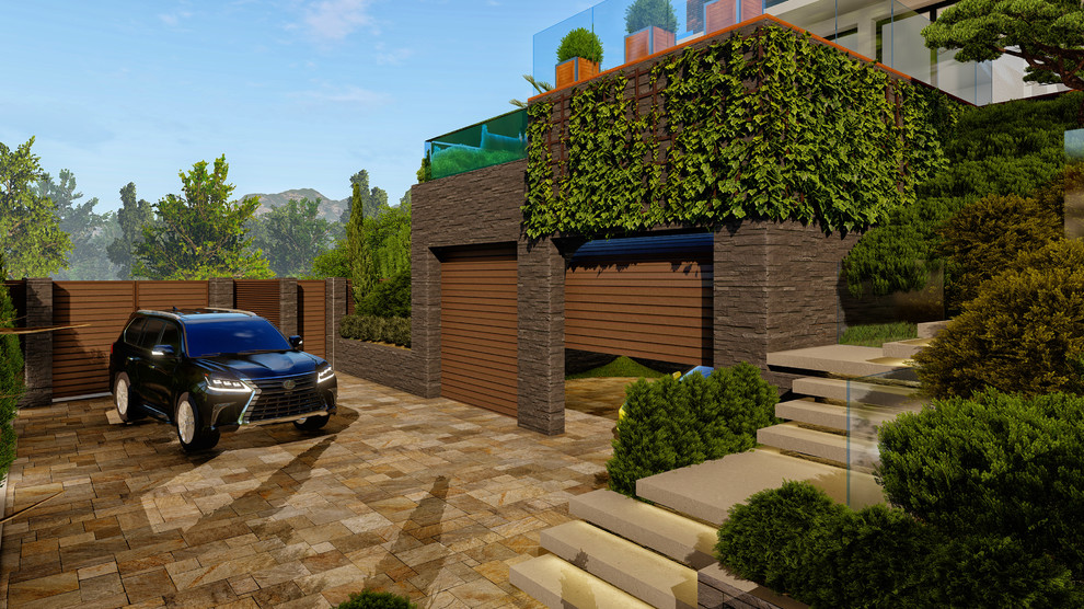 Сочи 6 соток Стиль Хай тек