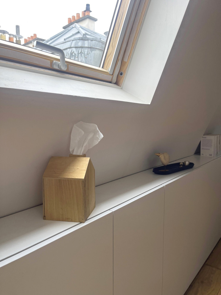 Aménagement appartement sous toiture mansardée
