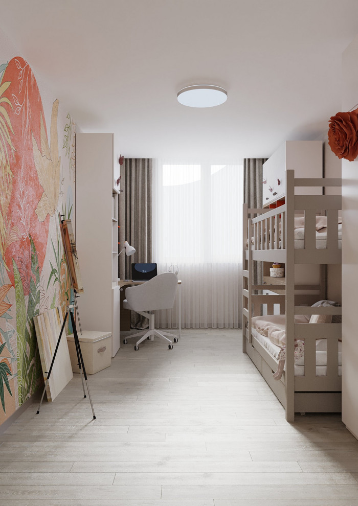 Дизайн детской для девочек