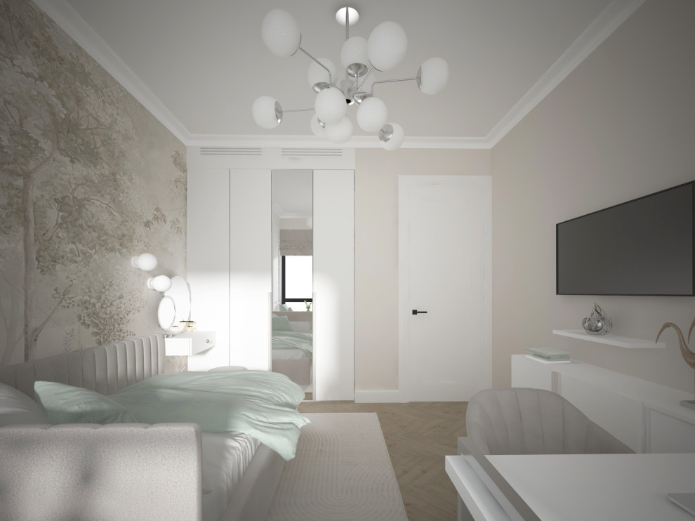 Квартира в современном стиле. ЖК "Остров"