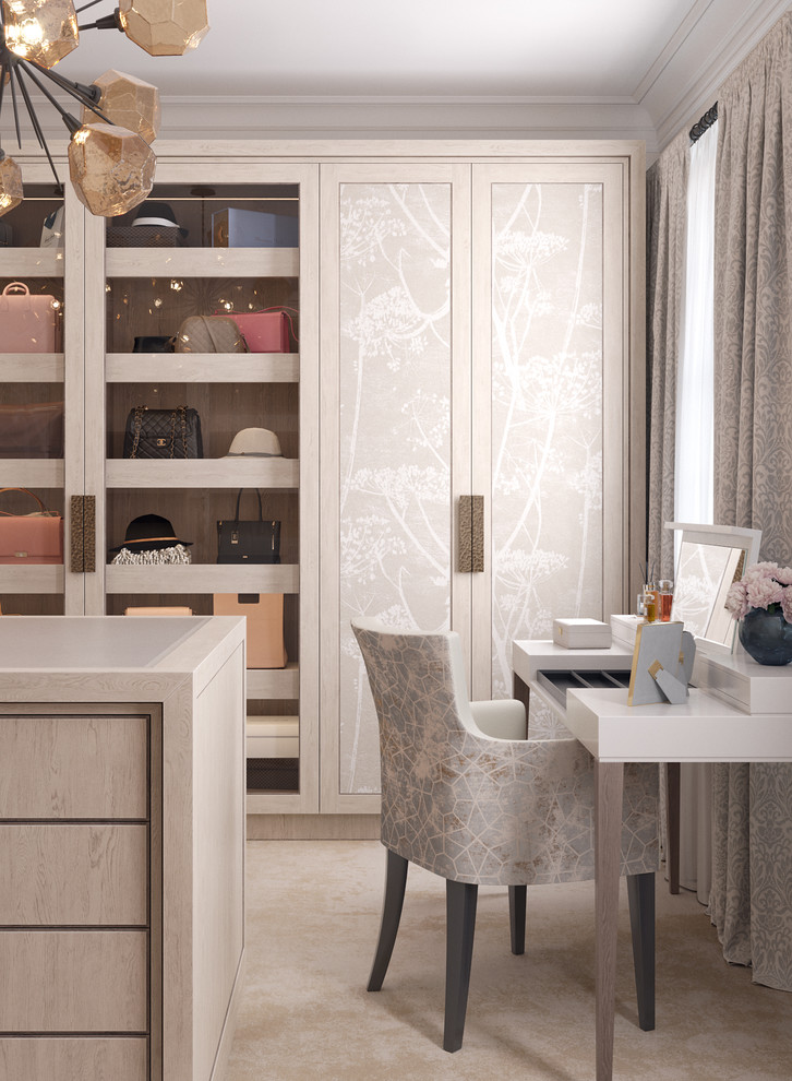 Dressing room in a residential house