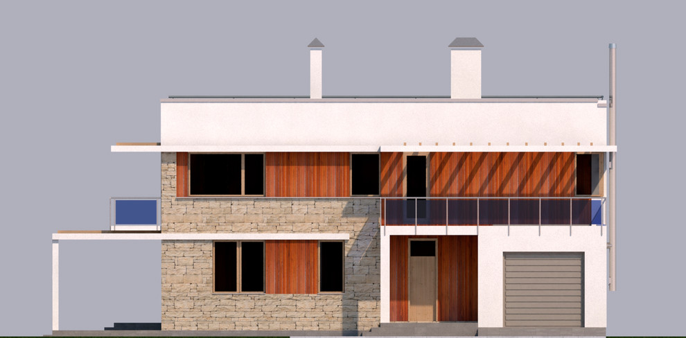 Коттедж с эксплуатируемой кровлей, 2018-19гг.