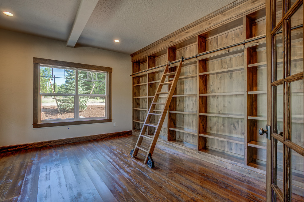 Inspiration for a rustic home design remodel in Seattle