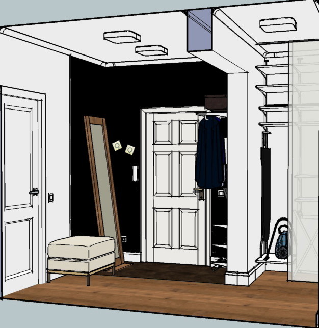 Скандинавский. 43кв.м (1к.кв)