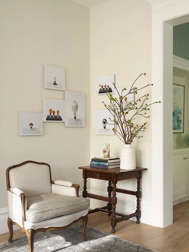 This is an example of a scandinavian family room in San Francisco.