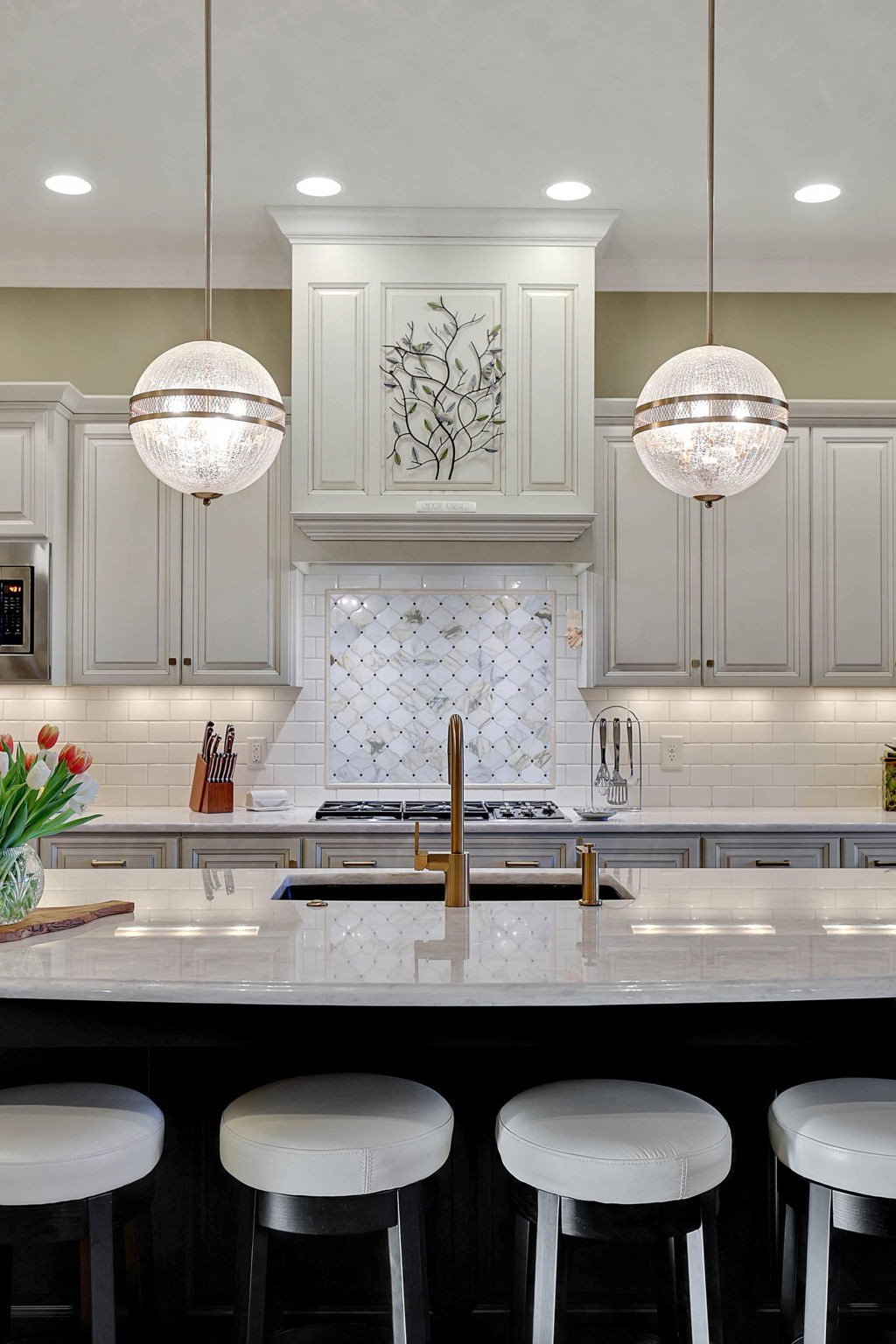 KITCHEN REMODEL: New island is MARBLEOUS