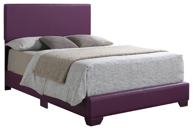 Full Bed Purple Contemporary Panel Beds By Glory Furniture Full Bed Purple